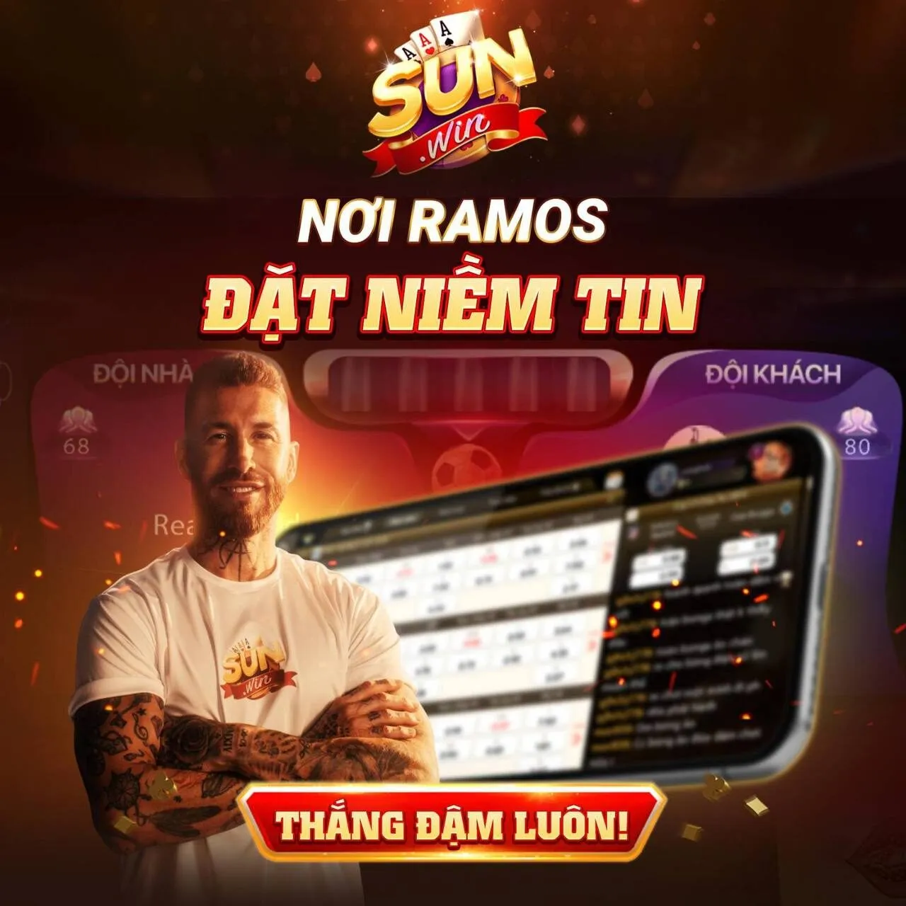 Ramos là đại diện hình ảnh thương hiệu